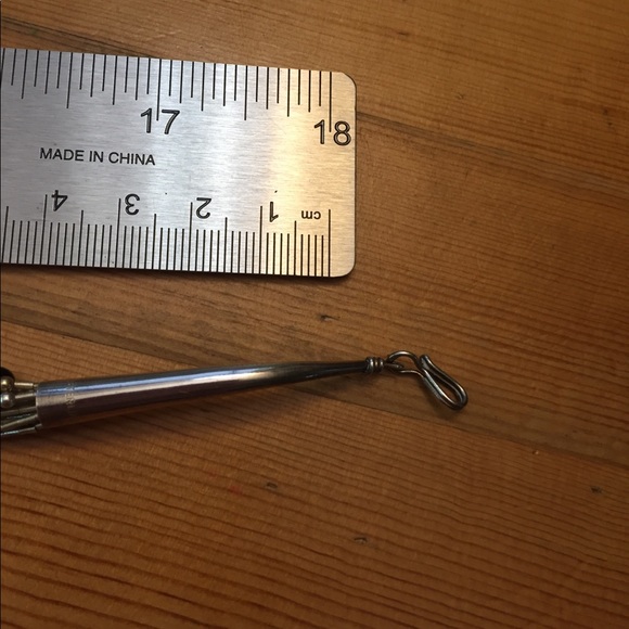 VNTG Native 925 liquid sterling silver, pearl, onyx necklace! - Picture 5 of 6